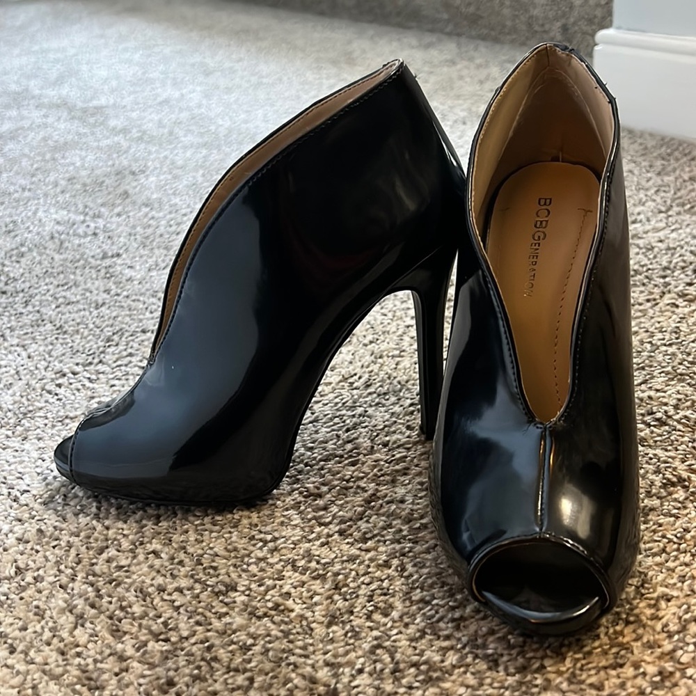 Sexy open toe stiletto booties😍